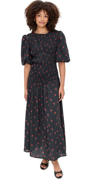 Never Fully Dressed Black Rose Nara Dress Black 10