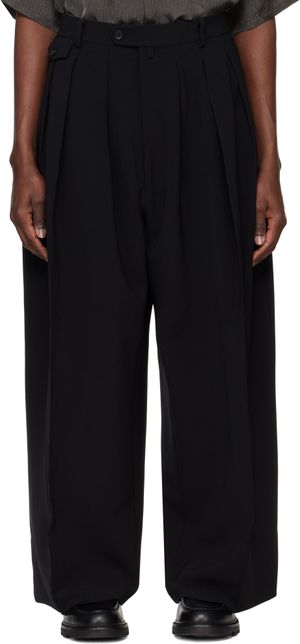 RAINMAKER KYOTO Black Double Cloth Hakama Trousers