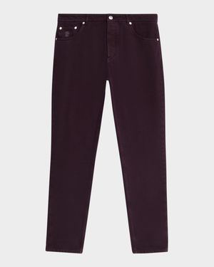 Men's Classic Fit Denim Five-Pocket Pants