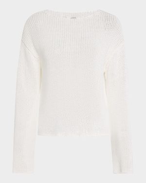 Coated Cotton Pullover
