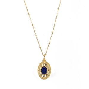 Nilai - Collier plaqué or kate - Taille Unique - Bleu