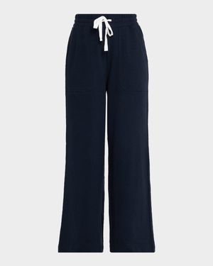 Main St. French Terry Wide-Leg Pants