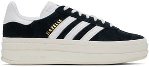 adidas Originals Baskets Gazelle noires à plateforme