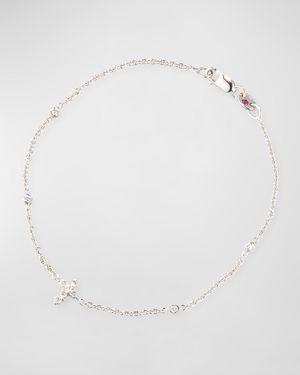 Tiny Treasure Diamond Cross Bracelet