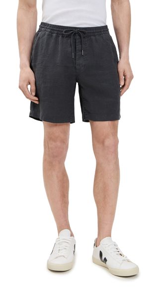 Taylor Stitch The Apres Shorts in Hemp 7 Faded Black Hemp L