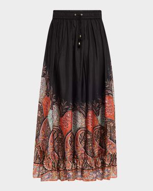 Rhiannon Ruffle Maxi Skirt