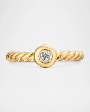 Modern Cable Band Ring in 18K Gold, 2.8mm