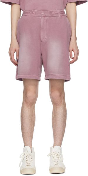 Solid Homme Short teint en plongée mauve