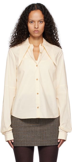 The Garment Chemise Cyprus beige à manches prolongées