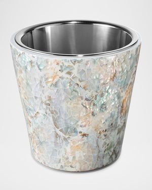 9" Mother-of-Pearl Ice Bucket