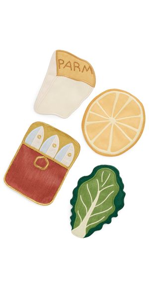 Piecework Puzzles Caesar Salad Napkins Green One Size