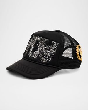 Men's Baroque Embroidered Trucker Hat