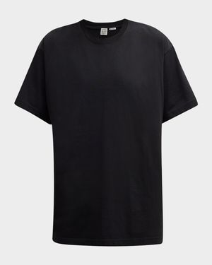 Short-Sleeve Straight Cotton T-Shirt