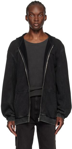 We11done Black Studded Hoodie