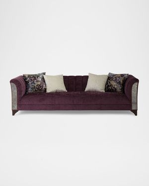 Bethany Channel Tufted Sofa 109"