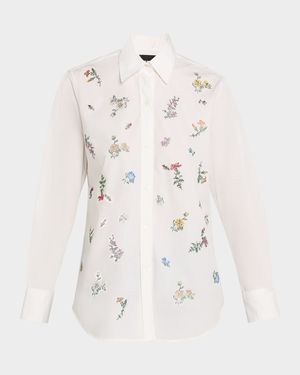 Joy And Mirth Embellished New Classic Shirt