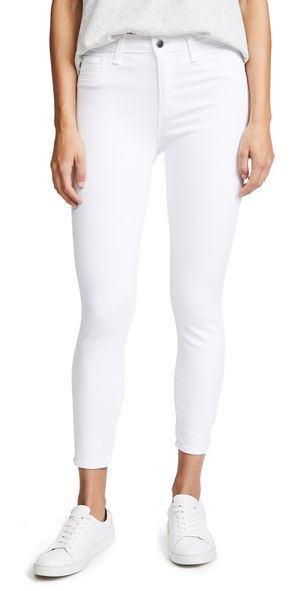L'AGENCE Margot High Rise Skinny Jeans Blanc 24