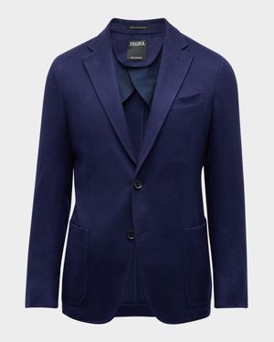 Men's Solid Cashmere Blazer