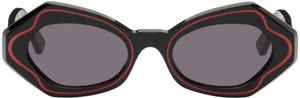 Marni Black RETROSUPERFUTURE Edition Unlahand Sunglasses