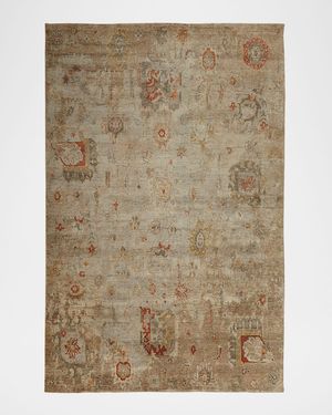 Barron Hand-Knotted Rug, 6' x 9'