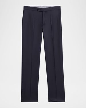 Men's Slim Wool Trousers