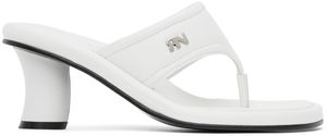 Reike Nen White Padded Heeled Sandals
