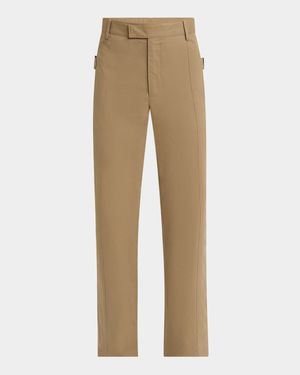 Men's Cotton Side-Adjuster Pants