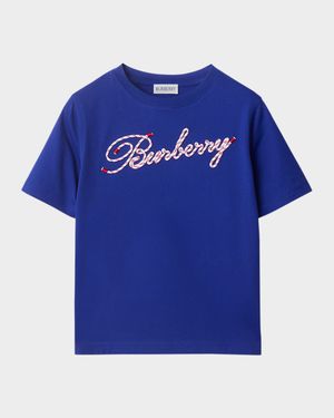Boy's Cedar Rope Script Short-Sleeve T-Shirt, Size 3-14