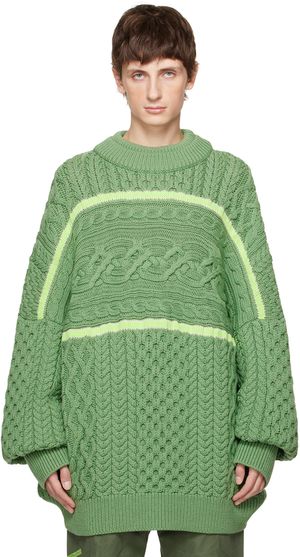 Robyn Lynch Green Crewneck Sweater