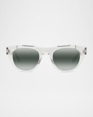 Men's Belvedere 07 Acetate Square Sunglasses