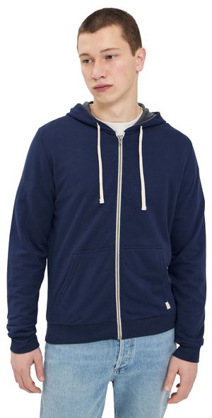 Marine Layer Afternoon Full Zip Hoodie True Navy XXL