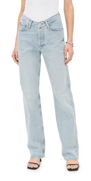 AGOLDE V Waist Kelly Relaxed Straight Jeans Replica 27