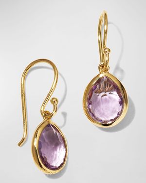 Teeny Teardrop Earrings in 18K Gold