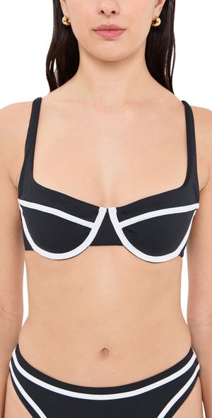 Beach Riot Lulu Top Bandana Black L