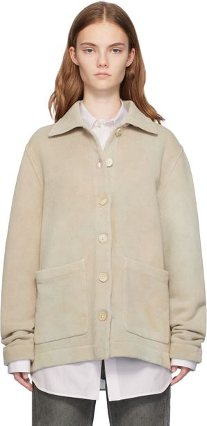 OUR LEGACY Taupe Lodge Cardigan