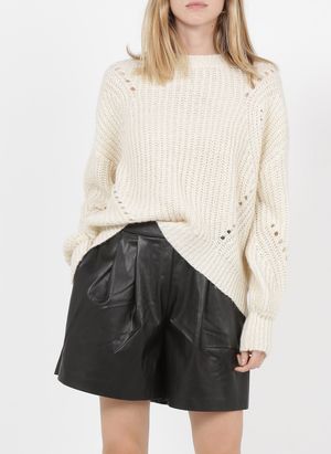Vila - Short évasé - Taille 42 - Noir