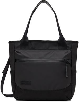 master-piece Black Slick Tote