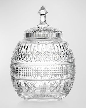 Mastercraft Cookie Jar Crystal Decorative Accent