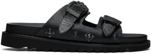 Toga Pulla SSENSE Exclusive Black Buckle Sandals