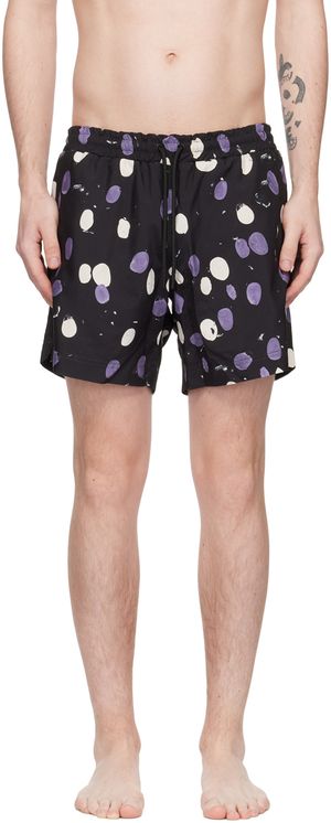 COMMAS Maillot de bain noir à pois