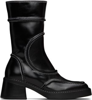 Miista Black Malene Ankle Boots