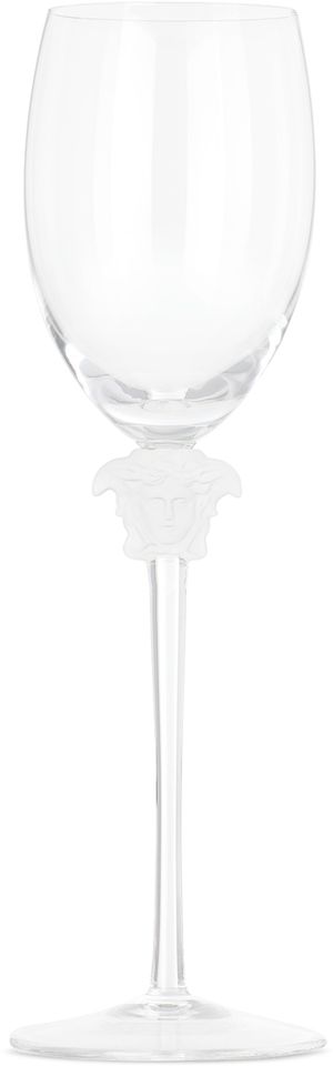 Versace Rosenthal Medusa Lumière White Wine Glass