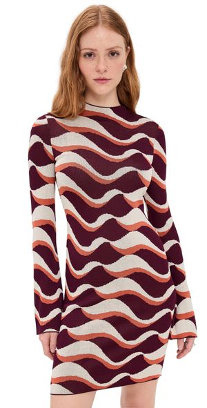 MISA Deliz Dress Wavy Stripe XL