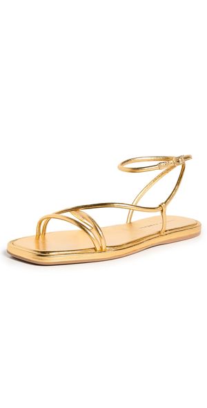 Loeffler Randall Noor Strappy Sandals Gold 6