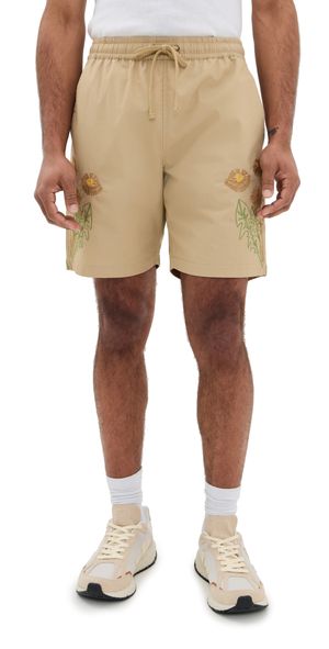 Universal Works Universal Works X Flower Mountain Beach Shorts 7.5 Sand 32