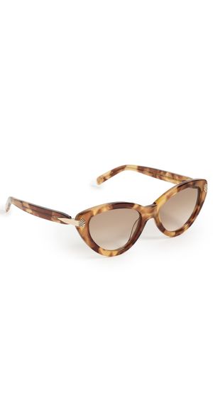 Luv Lou The Imogen Sunglasses Caramel Tort One Size