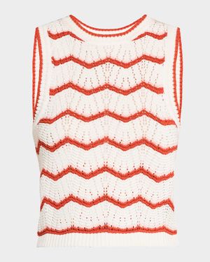 Jerrel Cropped Knit Tank Top