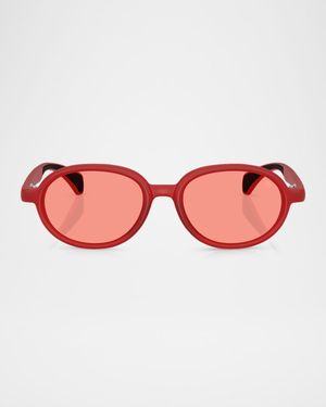 Men's ME8006 Oval Sunglasses