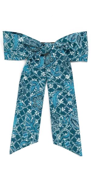 Hill House Home The Belle Bow Calico Trellis, Navy One Size