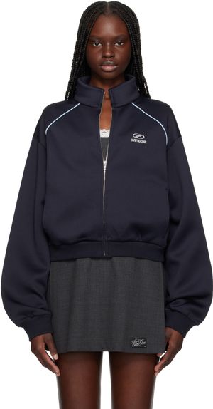 We11done Navy Sporty Selldone Track Jacket